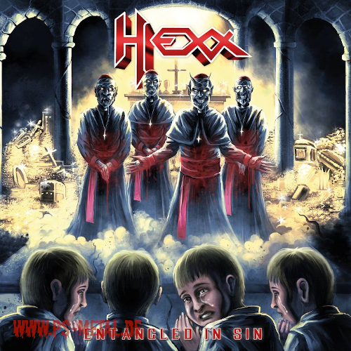 Hexx -  Entangled in Sin<p>goldene LP