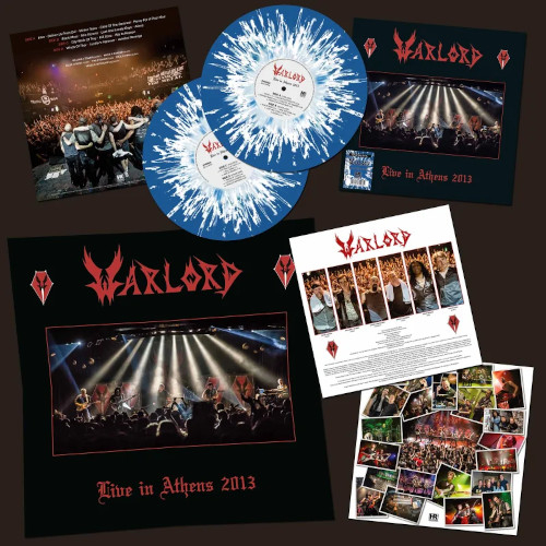 Warlord - Live In Athens 2013coloured DLP