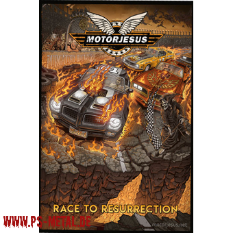 Motorjesus - Race To ResurrectionPosterflagge