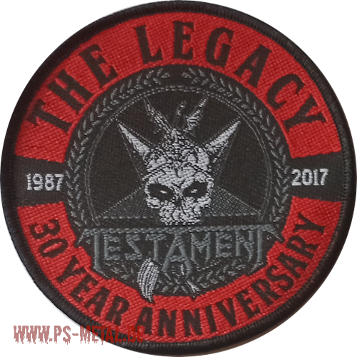 Testament - The Legacy rundPatch