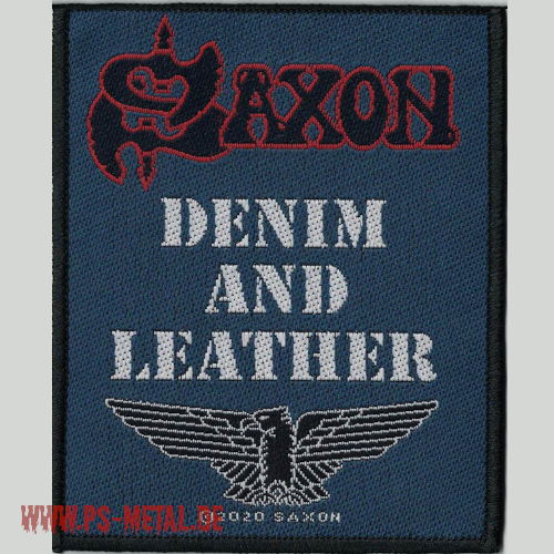 Saxon - Denim and LeatherPatch