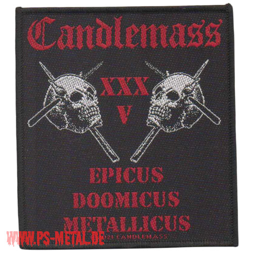 Candlemass - Epicus Doomicus Metallicus 35th AnniversaryPatch
