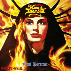 King Diamond - Fatal Portraitrot-blaue LP