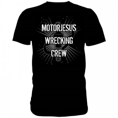 Motorjesus - Wrecking Crew black/whiteT-Shirt